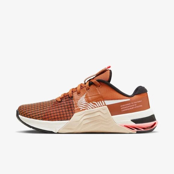 Nike Metcon 8 Low Womens Training Shoes Brown White DO9327-200 NEW Size 10 - Picture 5 of 10